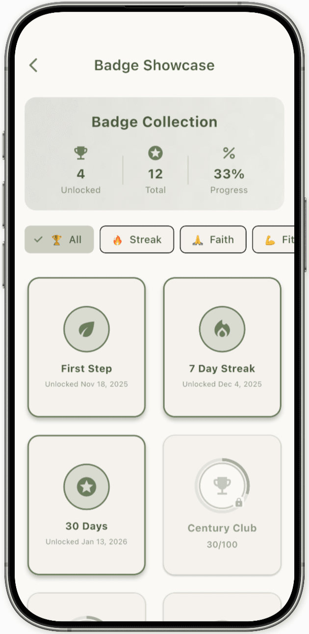Badges & Achievements Screenshot